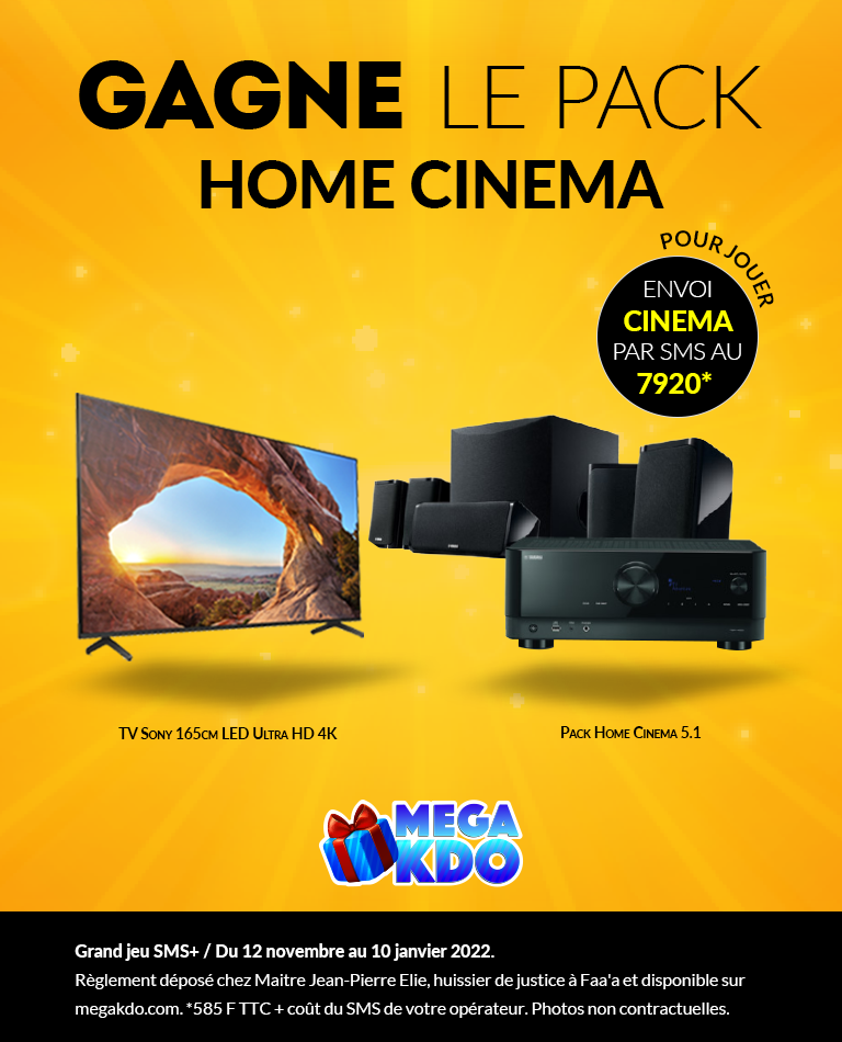 TV Sony 165cm LED Ultra HD 4K <br/> 
Pack Home Cinema 5.1 <br/>